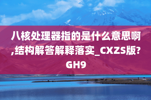 八核处理器指的是什么意思啊,结构解答解释落实_CXZS版?GH9