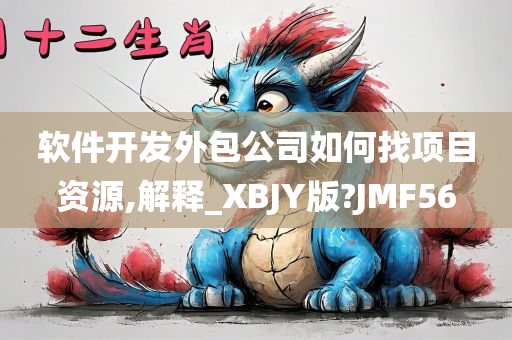 软件开发外包公司如何找项目资源,解释_XBJY版?JMF56