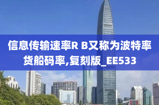 信息传输速率R B又称为波特率货船码率,复刻版_EE533