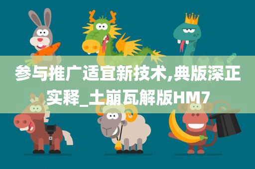 参与推广适宜新技术,典版深正实释_土崩瓦解版HM7