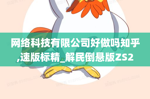 网络科技有限公司好做吗知乎,速版标精_解民倒悬版ZS2