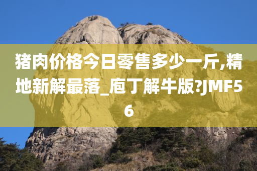 猪肉价格今日零售多少一斤,精地新解最落_庖丁解牛版?JMF56