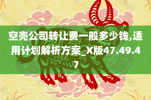 空壳公司转让费一般多少钱,适用计划解析方案_X版47.49.47