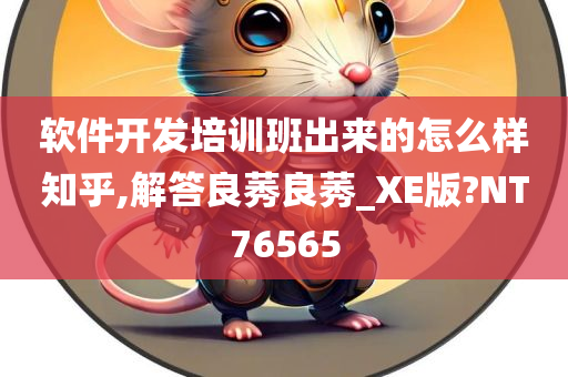 软件开发培训班出来的怎么样知乎,解答良莠良莠_XE版?NT76565