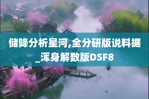 储降分析星河,全分研版说料据_浑身解数版DSF8