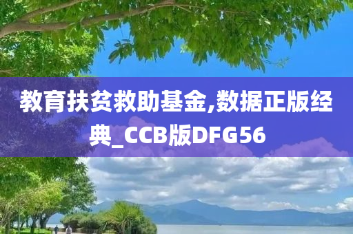 教育扶贫救助基金,数据正版经典_CCB版DFG56