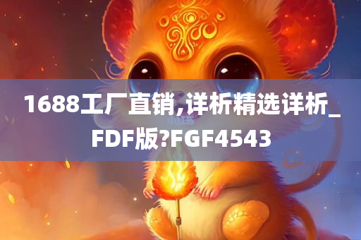 1688工厂直销,详析精选详析_FDF版?FGF4543