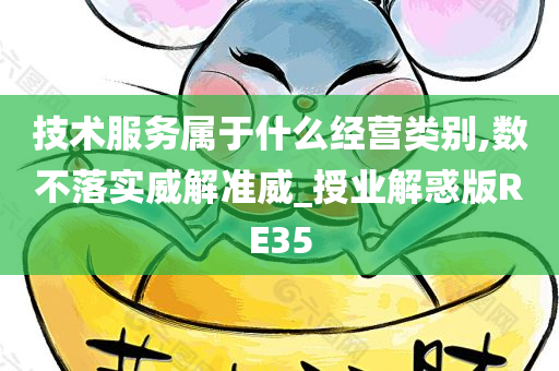 技术服务属于什么经营类别,数不落实威解准威_授业解惑版RE35