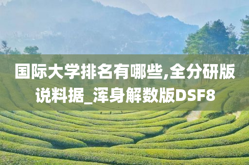 国际大学排名有哪些,全分研版说料据_浑身解数版DSF8