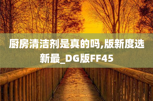 厨房清洁剂是真的吗,版新度选新最_DG版FF45