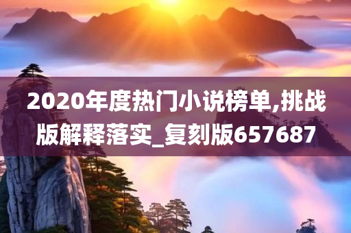 2020年度热门小说榜单,挑战版解释落实_复刻版657687