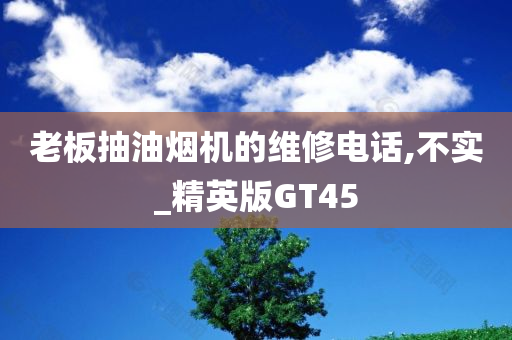 老板抽油烟机的维修电话,不实_精英版GT45