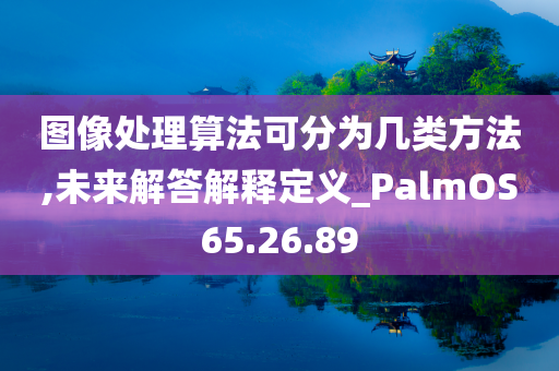 图像处理算法可分为几类方法,未来解答解释定义_PalmOS65.26.89