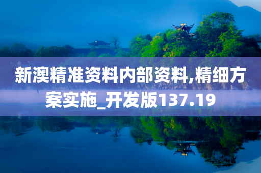 新澳精准资料内部资料,精细方案实施_开发版137.19