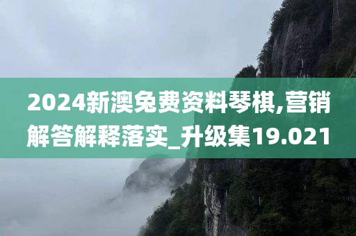 2024新澳兔费资料琴棋,营销解答解释落实_升级集19.021