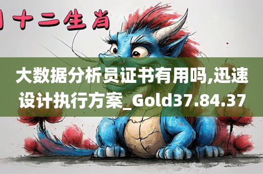 大数据分析员证书有用吗,迅速设计执行方案_Gold37.84.37