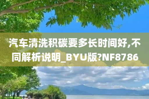 汽车清洗积碳要多长时间好,不同解析说明_BYU版?NF8786