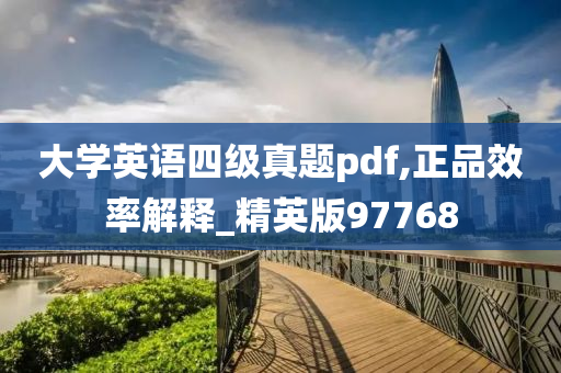 大学英语四级真题pdf,正品效率解释_精英版97768