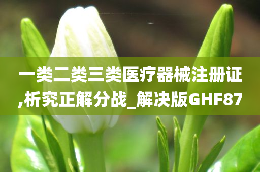 一类二类三类医疗器械注册证,析究正解分战_解决版GHF87