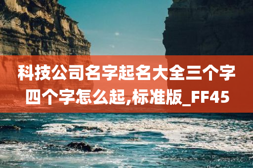 科技公司名字起名大全三个字四个字怎么起,标准版_FF45