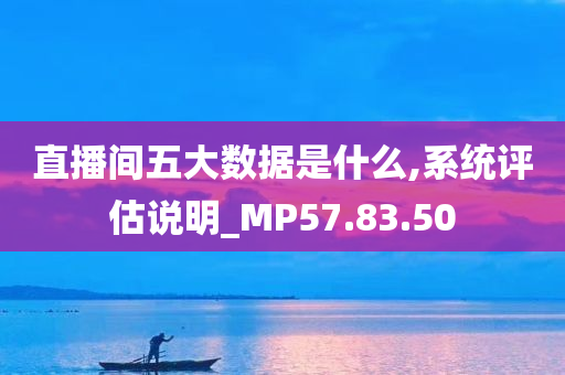 直播间五大数据是什么,系统评估说明_MP57.83.50