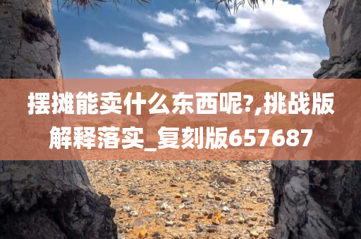 摆摊能卖什么东西呢?,挑战版解释落实_复刻版657687