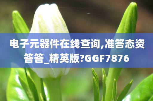 电子元器件在线查询,准答态资答答_精英版?GGF7876