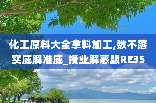 化工原料大全拿料加工,数不落实威解准威_授业解惑版RE35