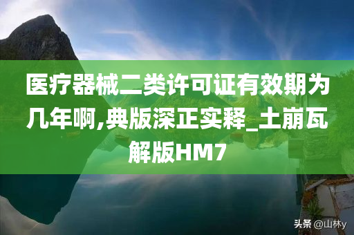 医疗器械二类许可证有效期为几年啊,典版深正实释_土崩瓦解版HM7