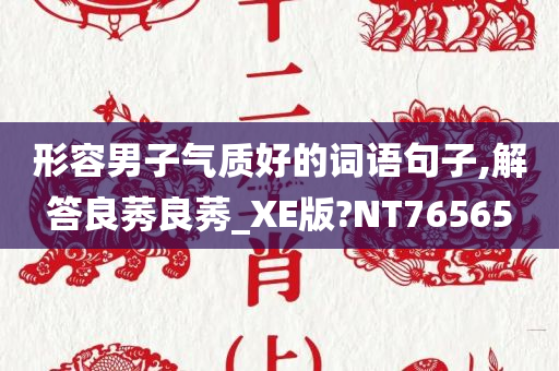 形容男子气质好的词语句子,解答良莠良莠_XE版?NT76565