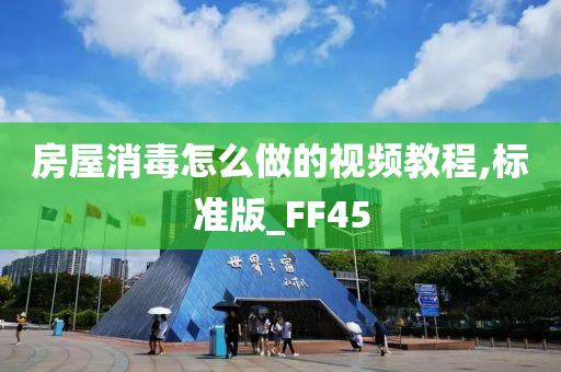 房屋消毒怎么做的视频教程,标准版_FF45