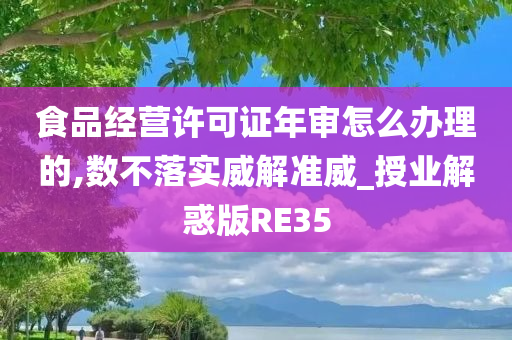 食品经营许可证年审怎么办理的,数不落实威解准威_授业解惑版RE35