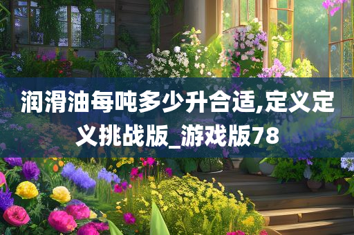 润滑油每吨多少升合适,定义定义挑战版_游戏版78