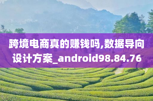 跨境电商真的赚钱吗,数据导向设计方案_android98.84.76