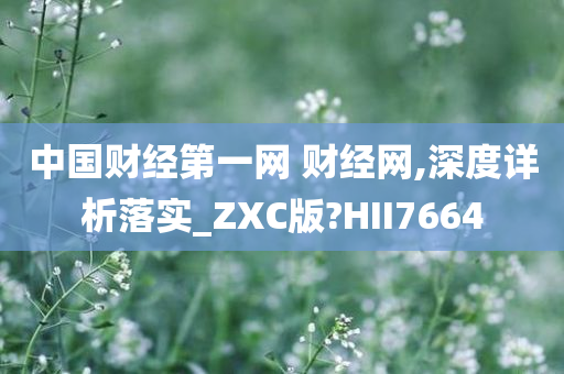 中国财经第一网 财经网,深度详析落实_ZXC版?HII7664