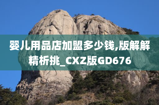 婴儿用品店加盟多少钱,版解解精析挑_CXZ版GD676