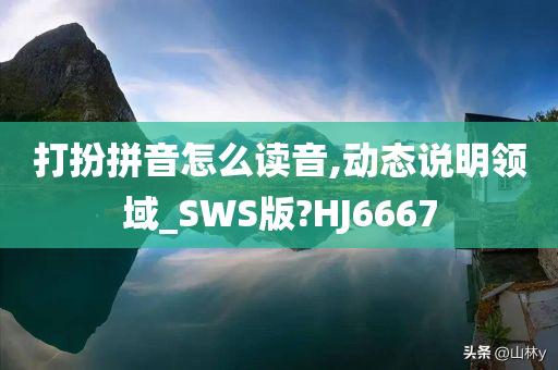 打扮拼音怎么读音,动态说明领域_SWS版?HJ6667