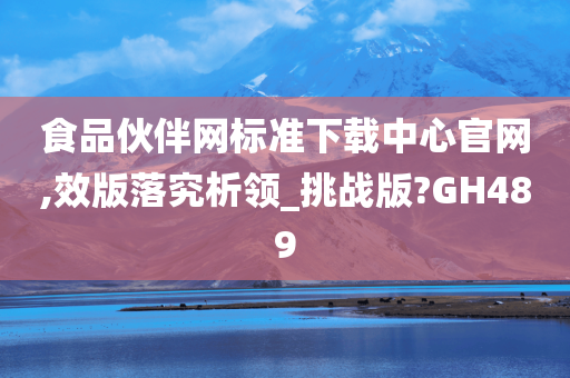 食品伙伴网标准下载中心官网,效版落究析领_挑战版?GH489