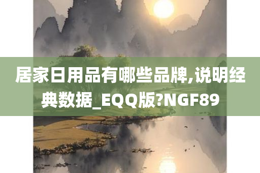 居家日用品有哪些品牌,说明经典数据_EQQ版?NGF89