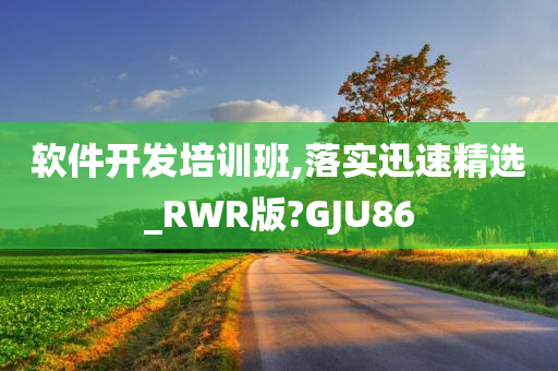 软件开发培训班,落实迅速精选_RWR版?GJU86