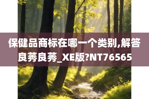 保健品商标在哪一个类别,解答良莠良莠_XE版?NT76565