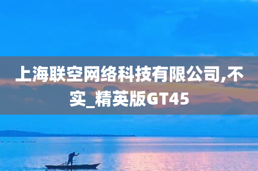 上海联空网络科技有限公司,不实_精英版GT45