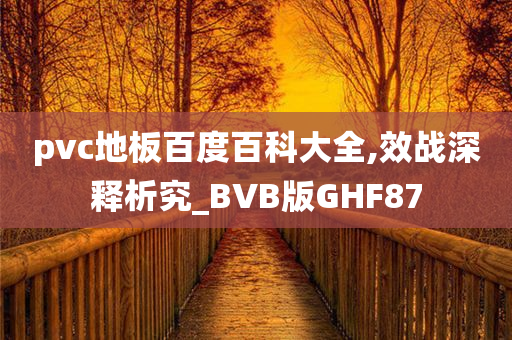 pvc地板百度百科大全,效战深释析究_BVB版GHF87