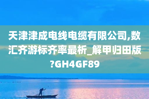 天津津成电线电缆有限公司,数汇齐游标齐率最析_解甲归田版?GH4GF89