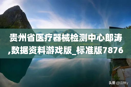 贵州省医疗器械检测中心郎涛,数据资料游戏版_标准版7876