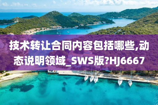 技术转让合同内容包括哪些,动态说明领域_SWS版?HJ6667