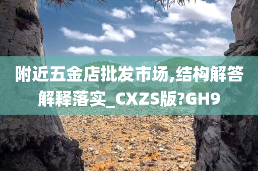 附近五金店批发市场,结构解答解释落实_CXZS版?GH9