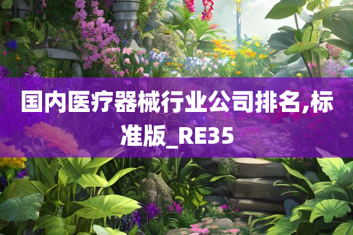 国内医疗器械行业公司排名,标准版_RE35