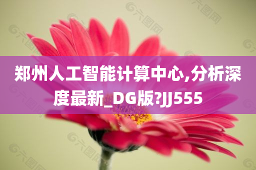 郑州人工智能计算中心,分析深度最新_DG版?JJ555