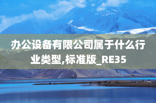 办公设备有限公司属于什么行业类型,标准版_RE35